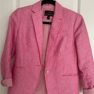 J crew women campbell linen blazer